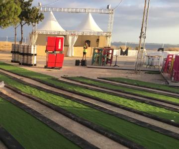 Alquiler de césped para eventos